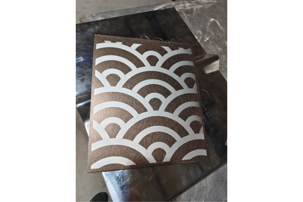 不锈钢屏风(艺术背景蚀刻)